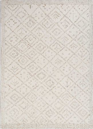 Tapis en laine - 240 x 150 cm - crème