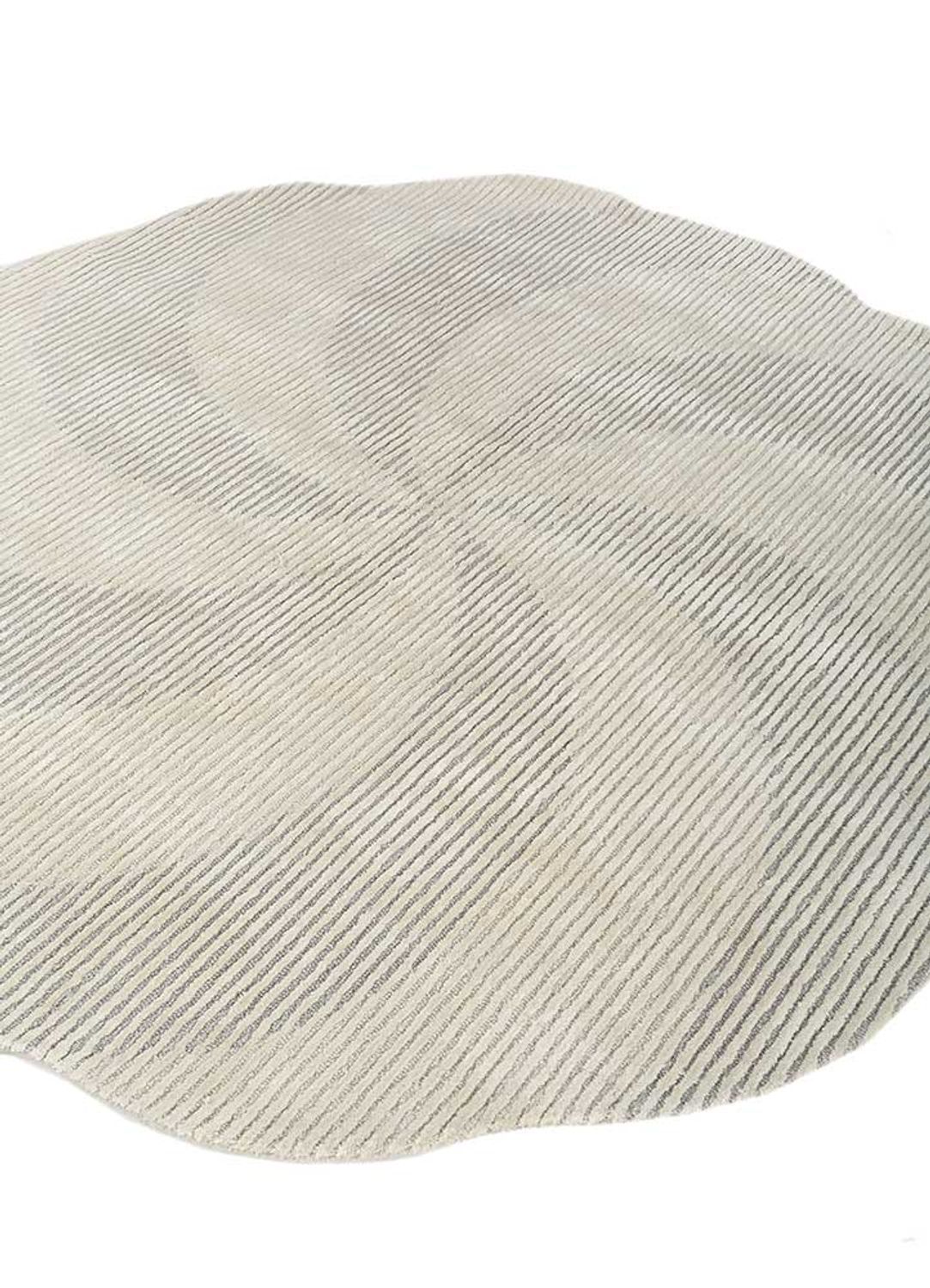 Tapis en laine originale  - 180 x 180 cm - crème