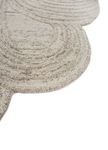 Tapis en laine originale  - 137 x 250 cm - gris clair