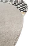 Tapis en laine originale  - 180 x 180 cm - gris