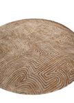 Wollen tapijt rond  - 180 x 180 cm - beige