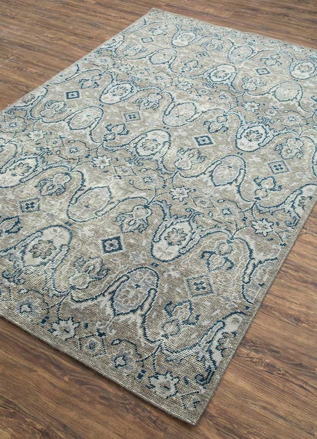 Alfombra de lana - 240 x 150 cm - verde lima