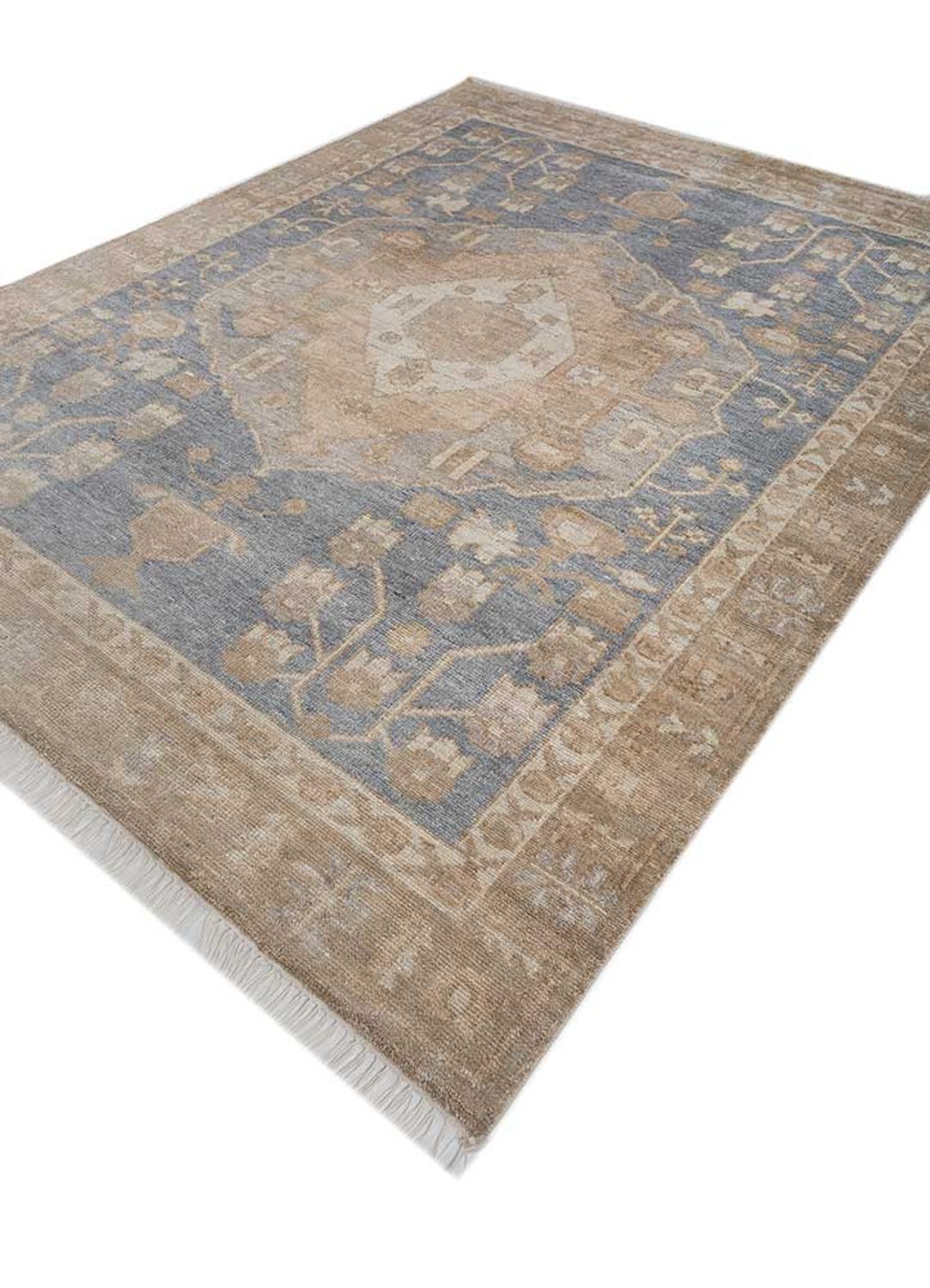 Tapis en laine - 300 x 240 cm - gris foncé