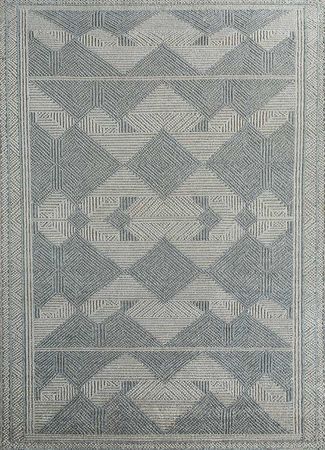 Alfombra de lana - 240 x 150 cm - gris