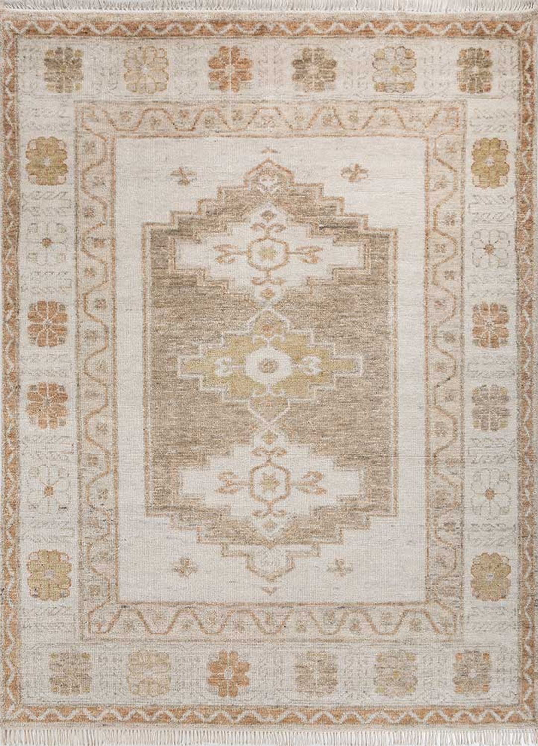 Alfombra de lana - 300 x 240 cm - crema