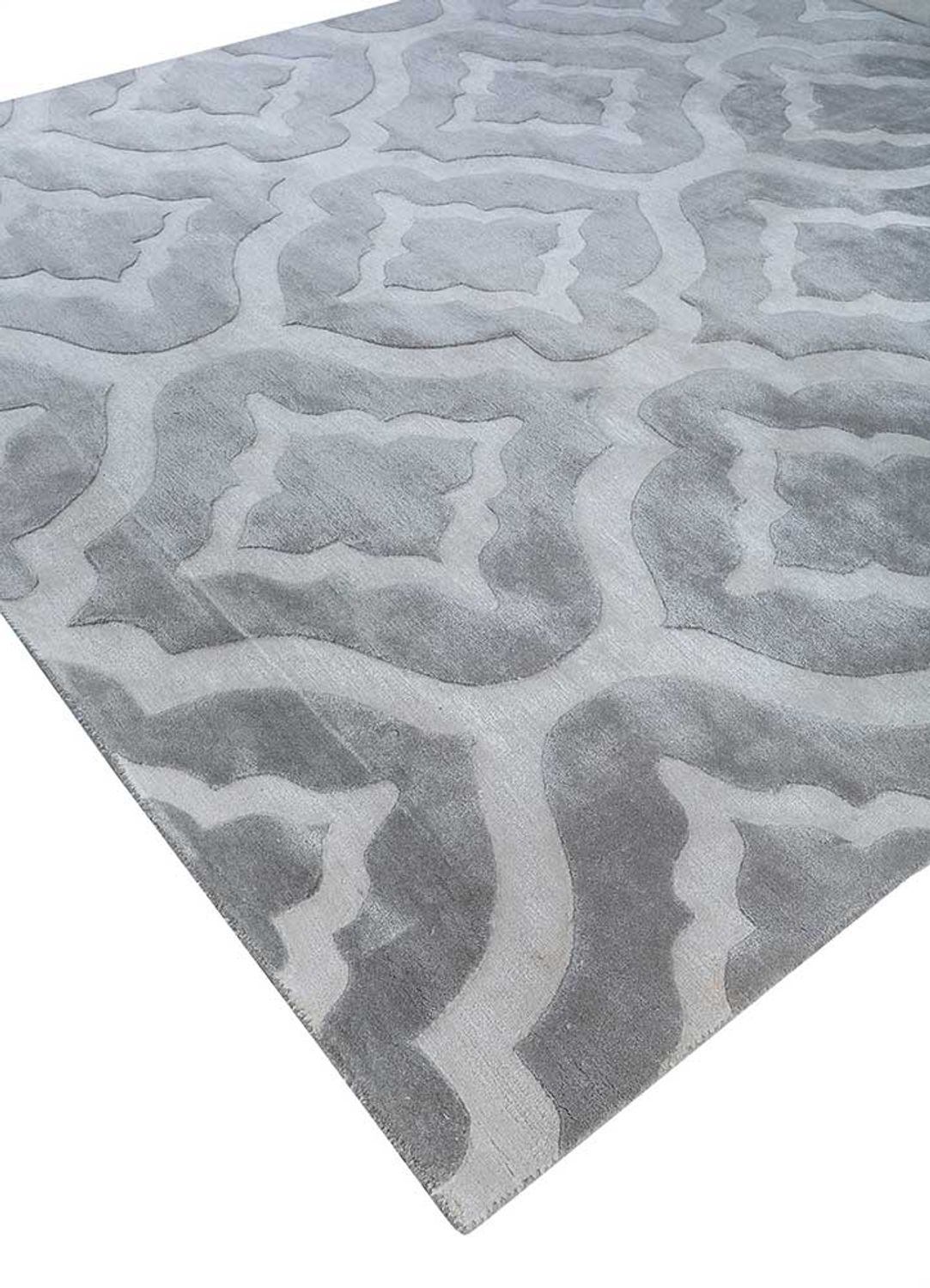 Alfombra de lana - 410 x 290 cm - gris