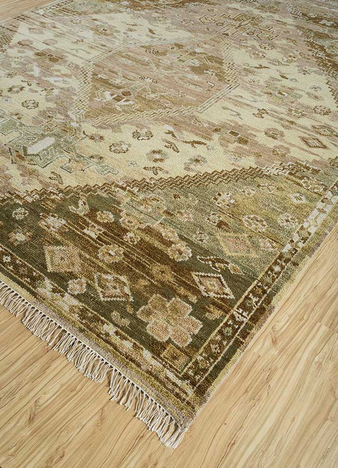 Alfombra de lana - 300 x 240 cm - oro