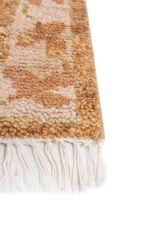 Dywan wełniany - 300 x 240 cm - pomarańczowy