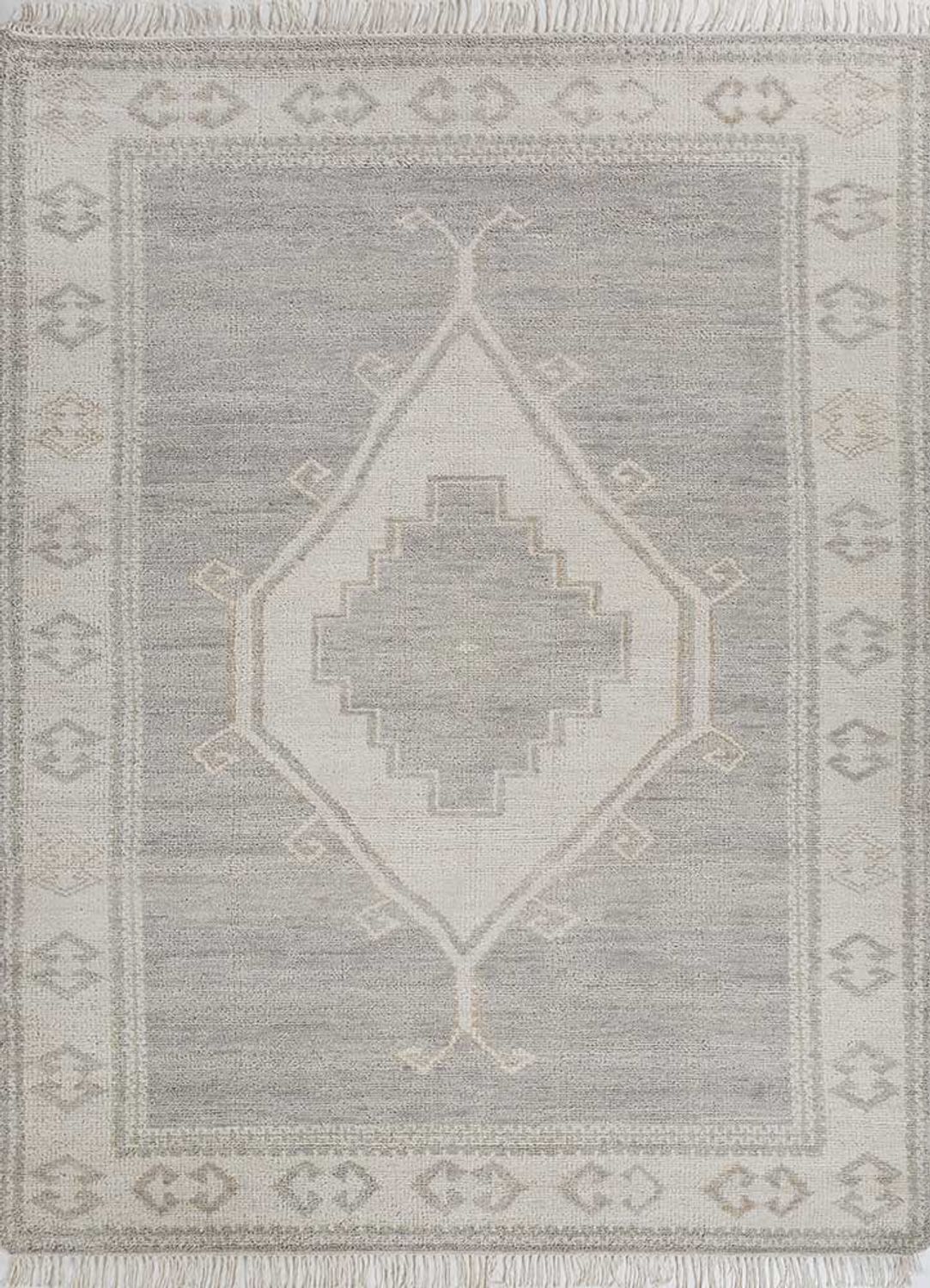 Tapis en laine - 270 x 180 cm - argent