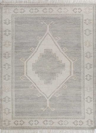 Tapis en laine - 270 x 180 cm - argent