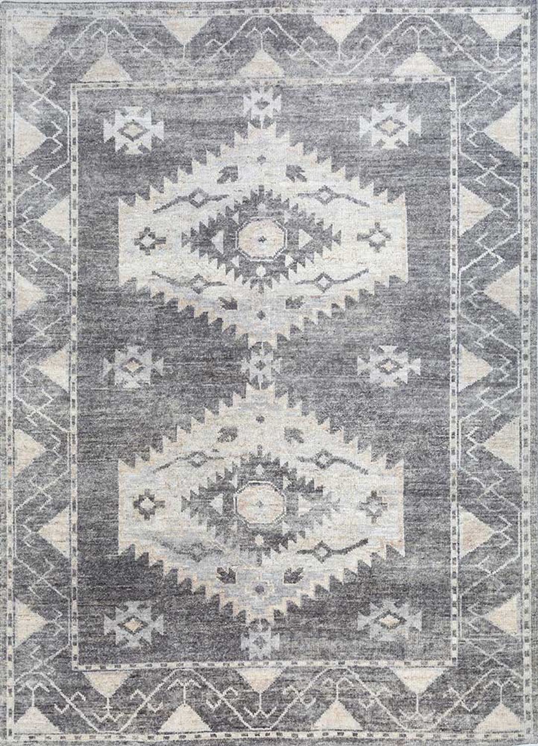 Alfombra de lana - 300 x 240 cm - gris