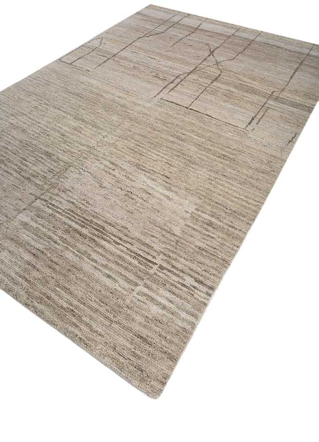 Tapis en laine - 270 x 180 cm - crème