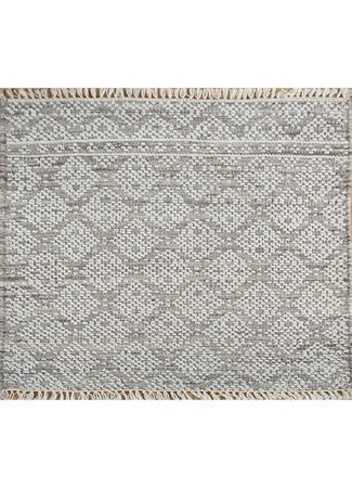 Alfombra de lana cuadrado  - 75 x 75 cm - beige