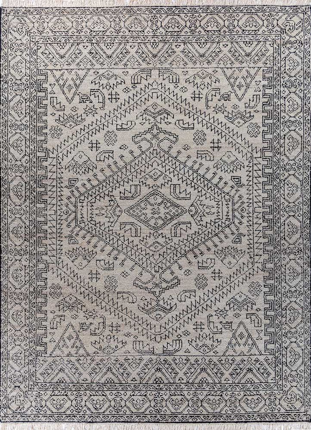 Alfombra de lana - 300 x 240 cm - gris