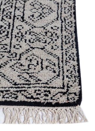 Dywan wełniany - 300 x 240 cm - szary