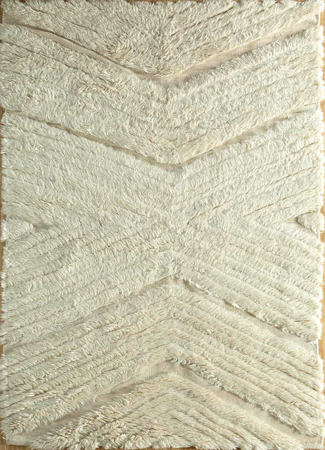 Tappeto di lana - 240 x 150 cm - crema