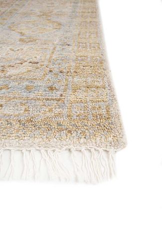 Tapete de lã - 308 x 248 cm - ouro