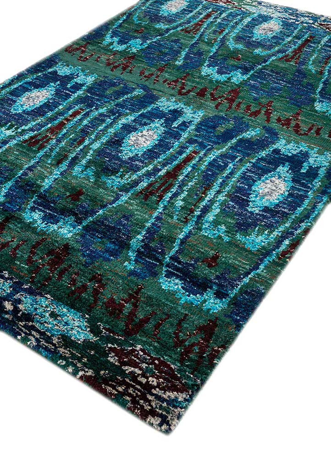 Designer tapijt - Vintage / Gekleurd - 240 x 150 cm - blauw