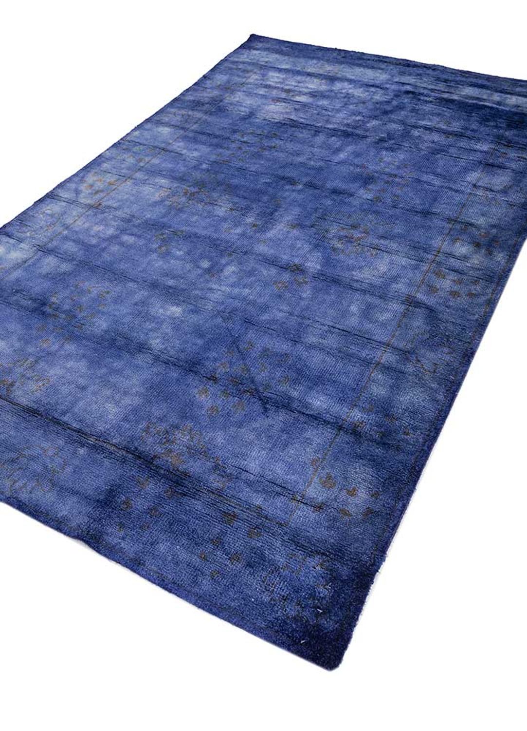 Viscose tapijt - Vintage / Gekleurd - 240 x 150 cm - blauw