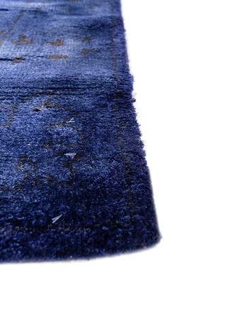 Viscose tapijt - Vintage / Gekleurd - 240 x 150 cm - blauw