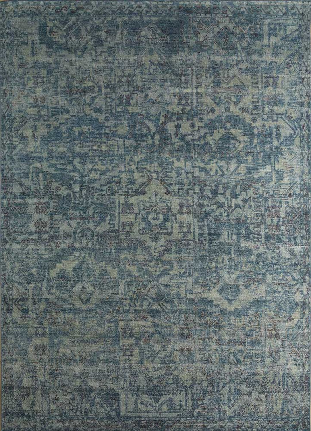 Wollen tapijt - 300 x 240 cm - blauw