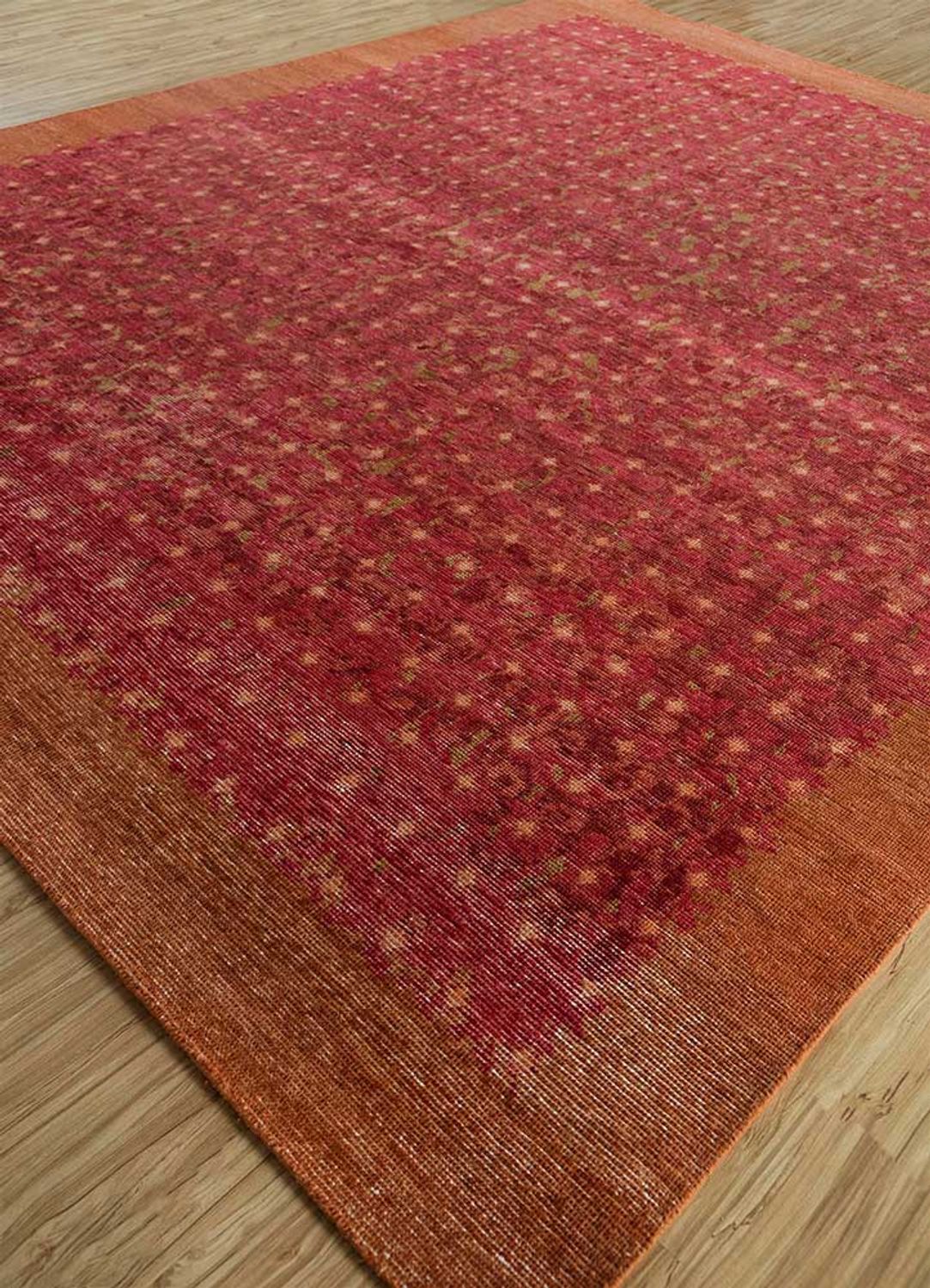 Wool Rug - 300 x 240 cm - orange