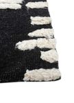 Wool Rug - 300 x 240 cm - black and white