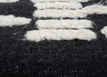 Wool Rug - 300 x 240 cm - black and white