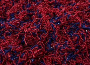 Løper Ullteppe - 365 x 124 cm - oransje