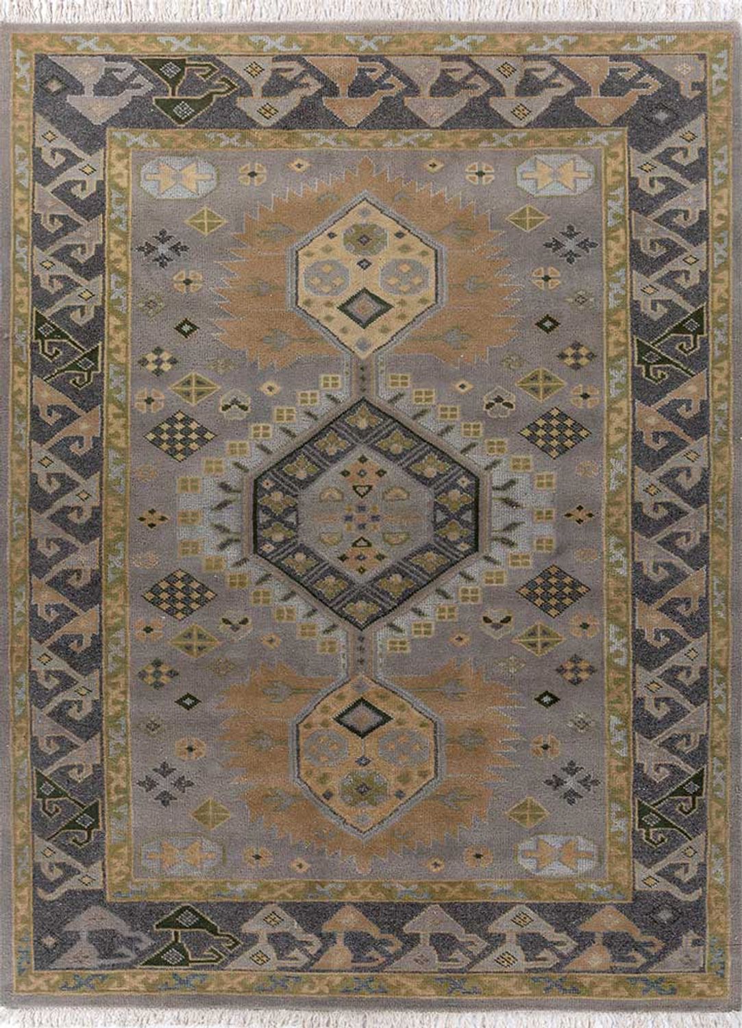 Alfombra de lana - 270 x 180 cm - beige oscuro