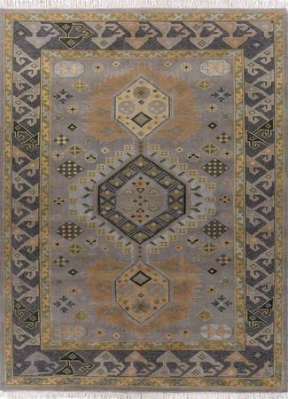 Tapis en laine - 270 x 180 cm - beige foncé