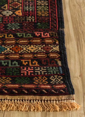 Ullteppe - 135 x 90 cm - oransje