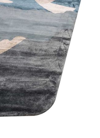 Designer tapijt speciale vorm  - 668 x 515 cm - blauw