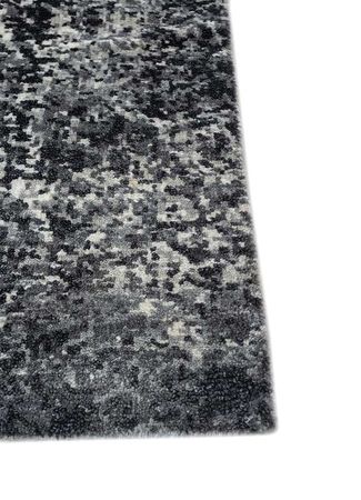 Wollteppich - 240 x 150 cm - grau
