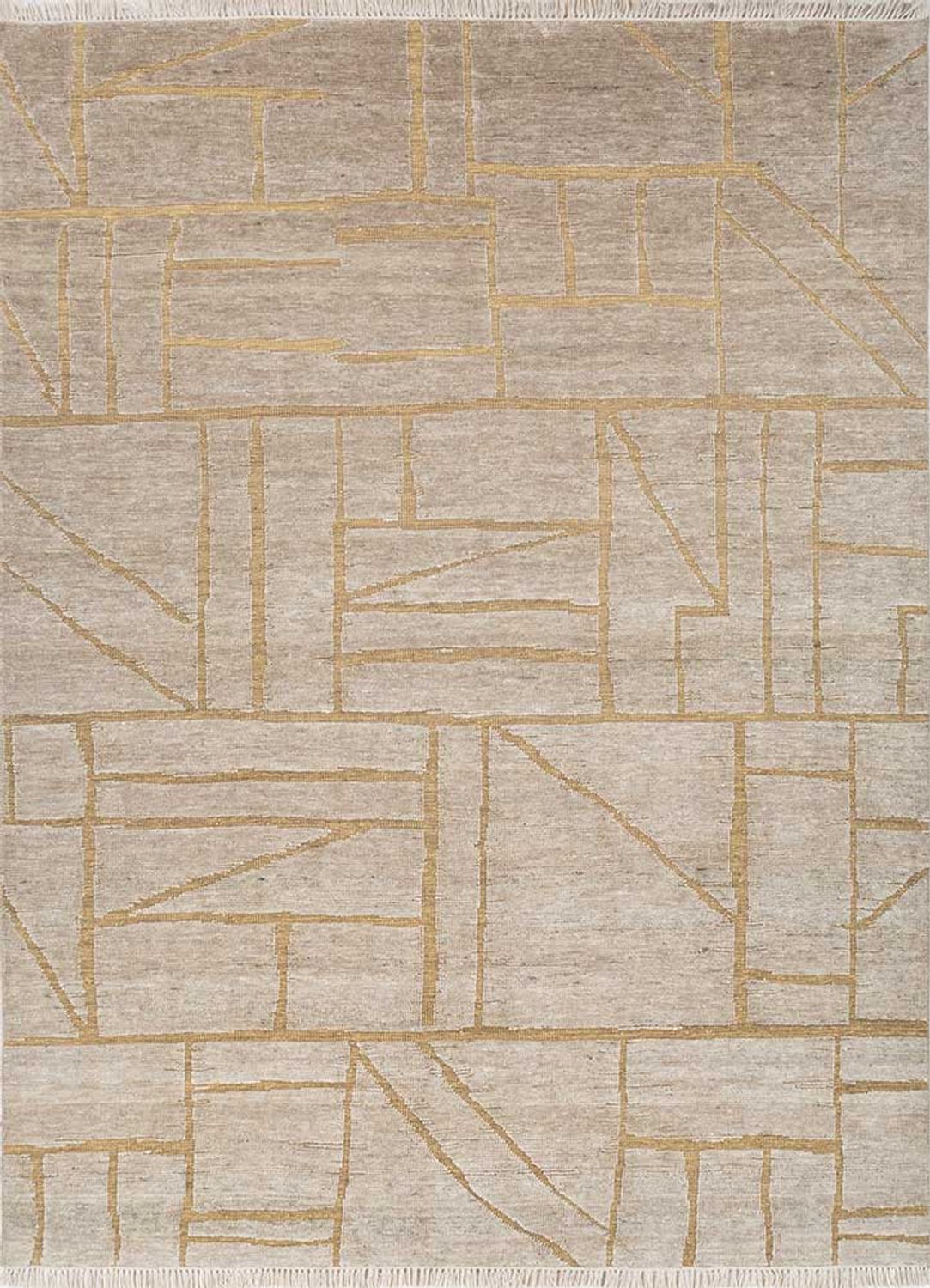 Wollteppich - 300 x 240 cm - beige