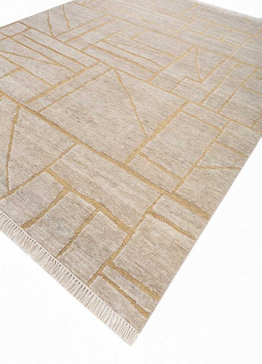 Wollteppich - 300 x 240 cm - beige