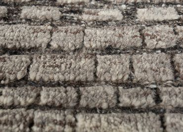 Wollen tapijt - 90 x 60 cm - beige