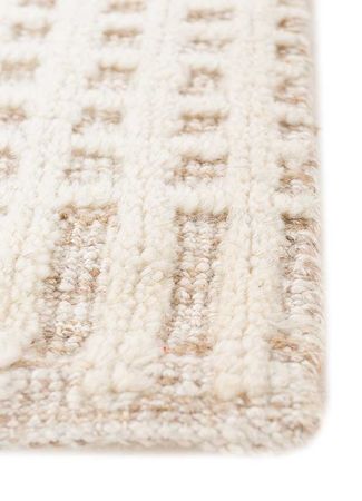 Ullteppe - 90 x 60 cm - krem