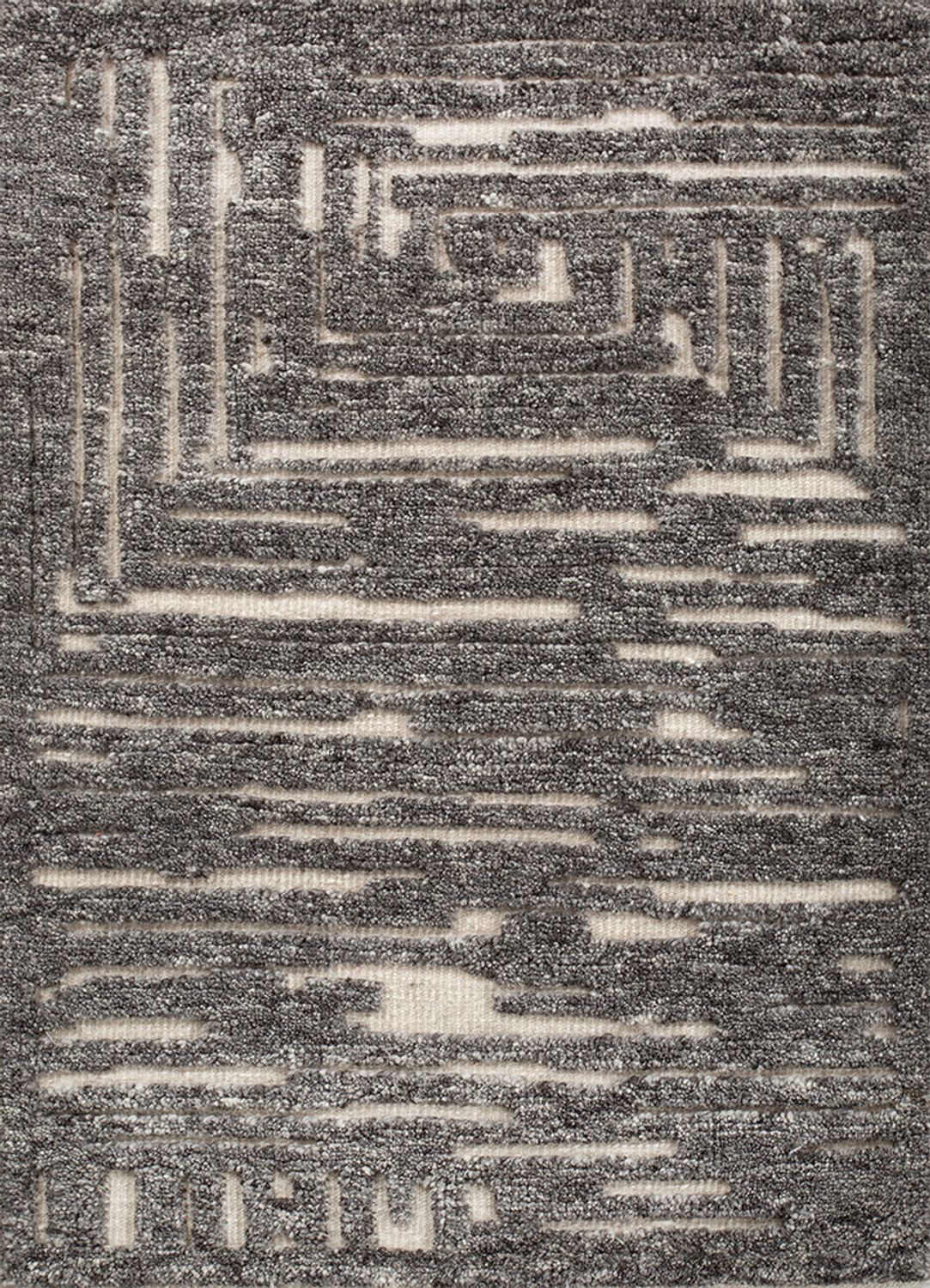 Alfombra de lana - 90 x 60 cm - beige