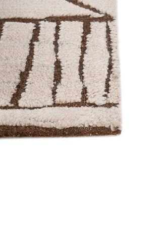 Wollen tapijt - 90 x 60 cm - oranje