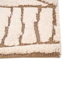 Tapete de lã - 90 x 60 cm - laranja