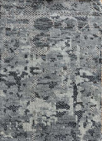 Alfombra de lana - 90 x 60 cm - gris