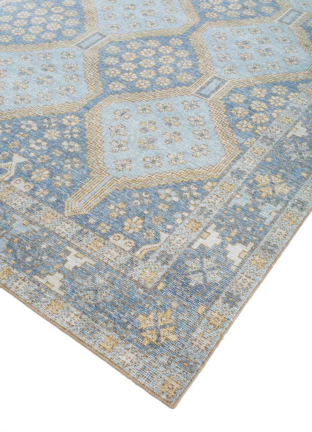 Alfombra de lana - 300 x 240 cm - azul