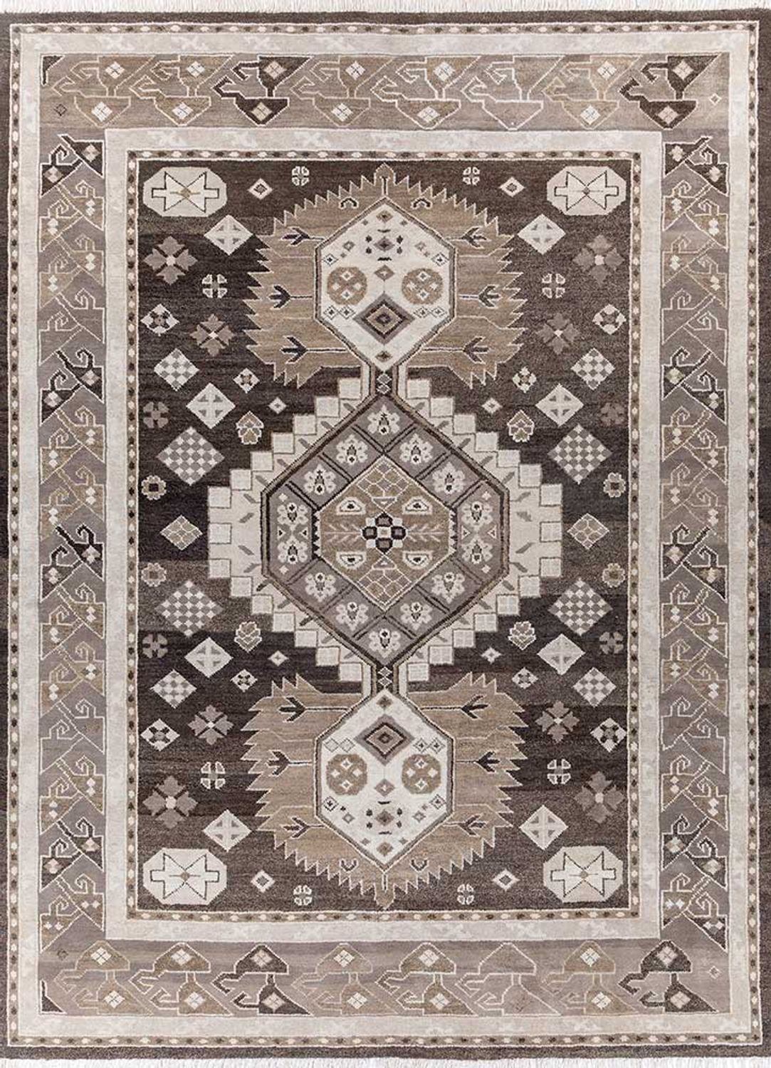 Wollteppich - 300 x 240 cm - beige