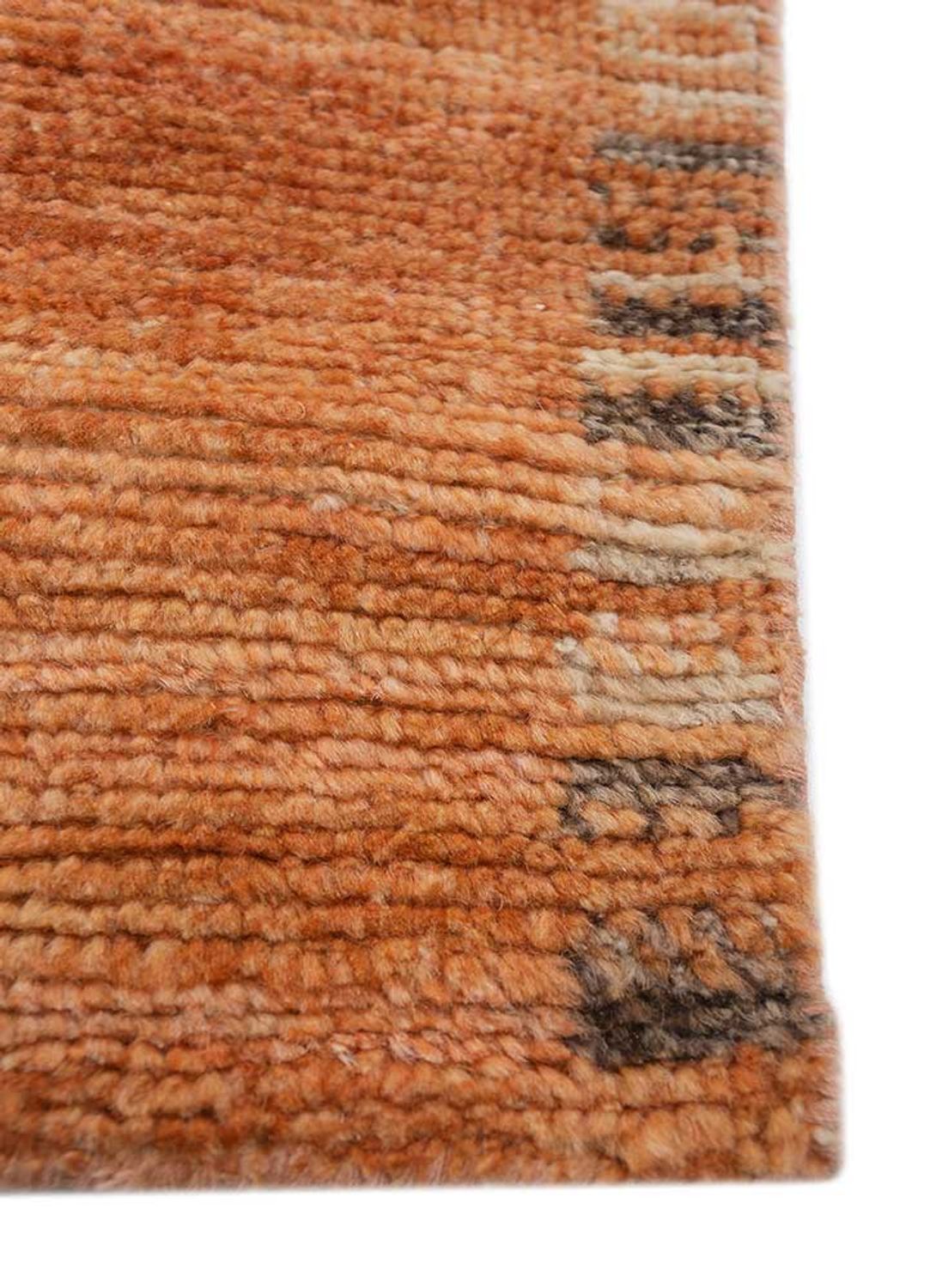 Tapis en laine - 300 x 240 cm - orange