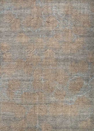 Wollteppich - 300 x 240 cm - dunkelbeige