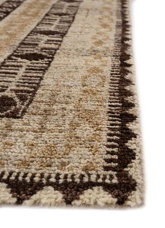 Dywan wełniany - 270 x 180 cm - złoto