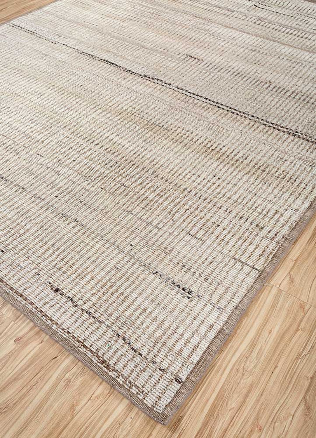 Tapis en laine - 300 x 240 cm - crème