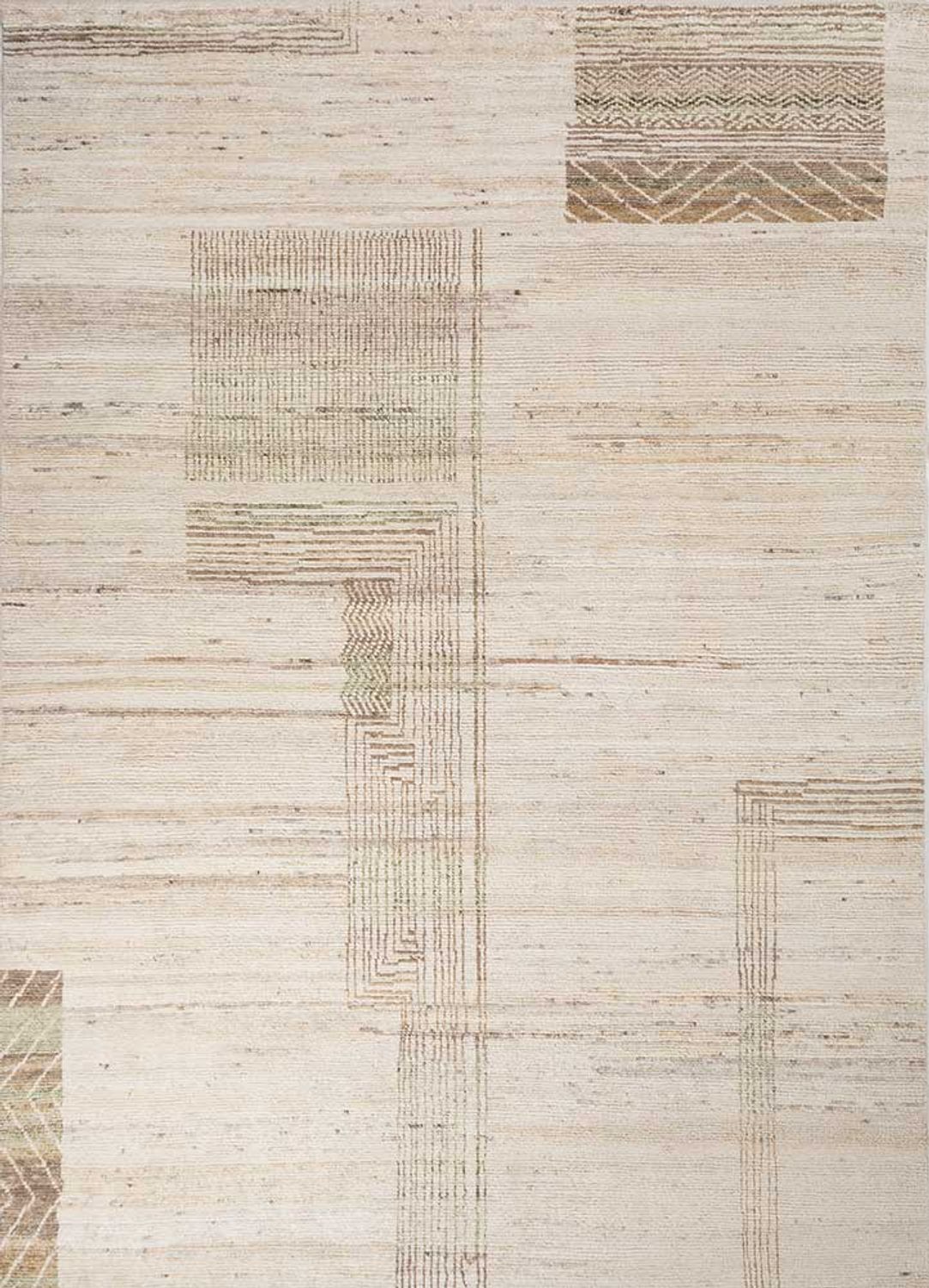 Alfombra de lana - 300 x 240 cm - crema