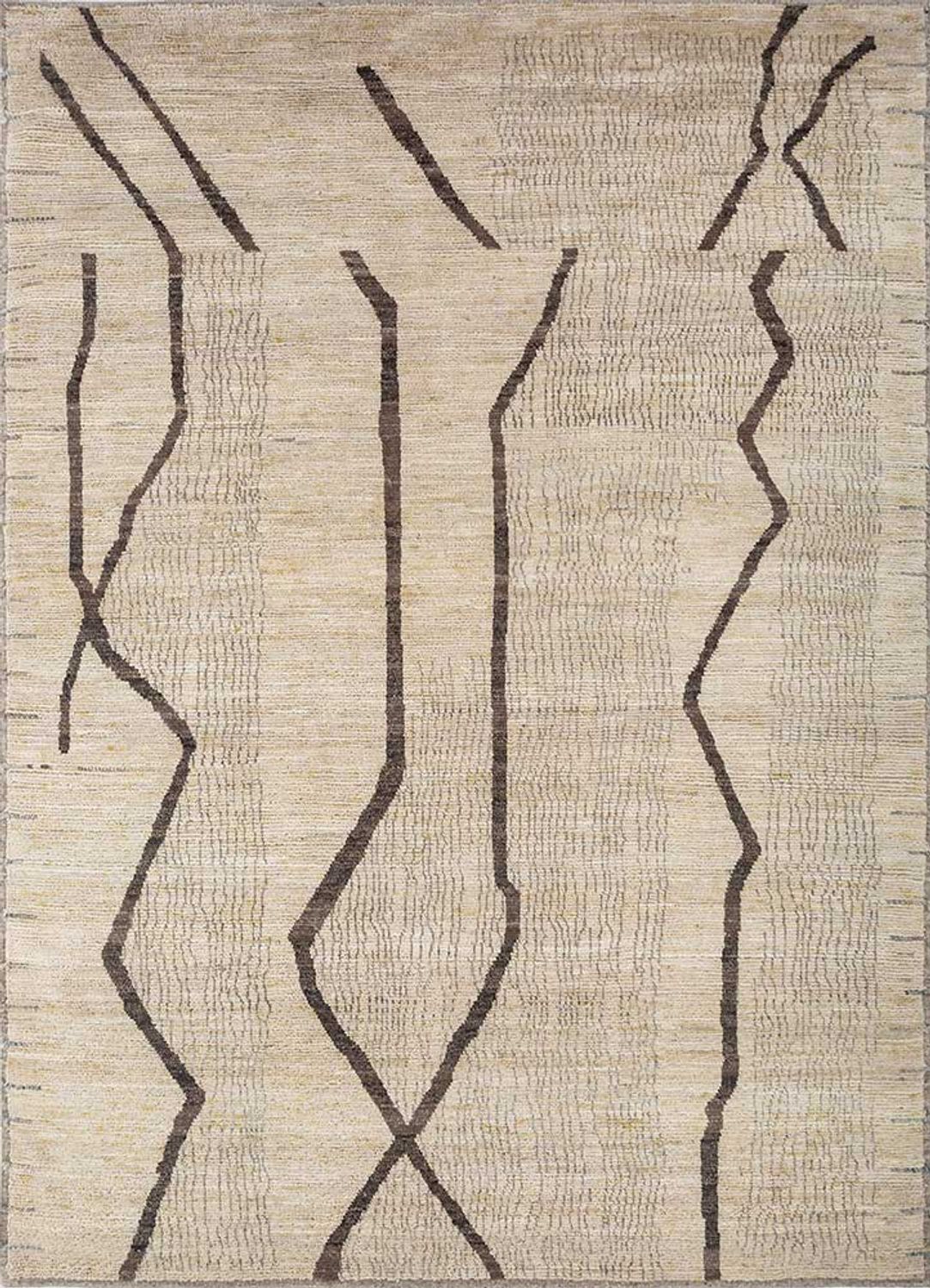 Tapis en laine - 300 x 240 cm - crème